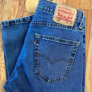 Levi's Men's Classic Blue Straight-Leg Jeans- size 32X34